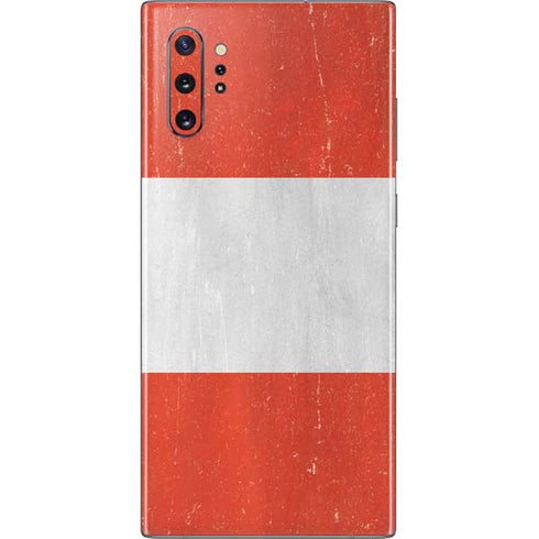 Distressed Austria Flag Galaxy Note 10 Plus Skin